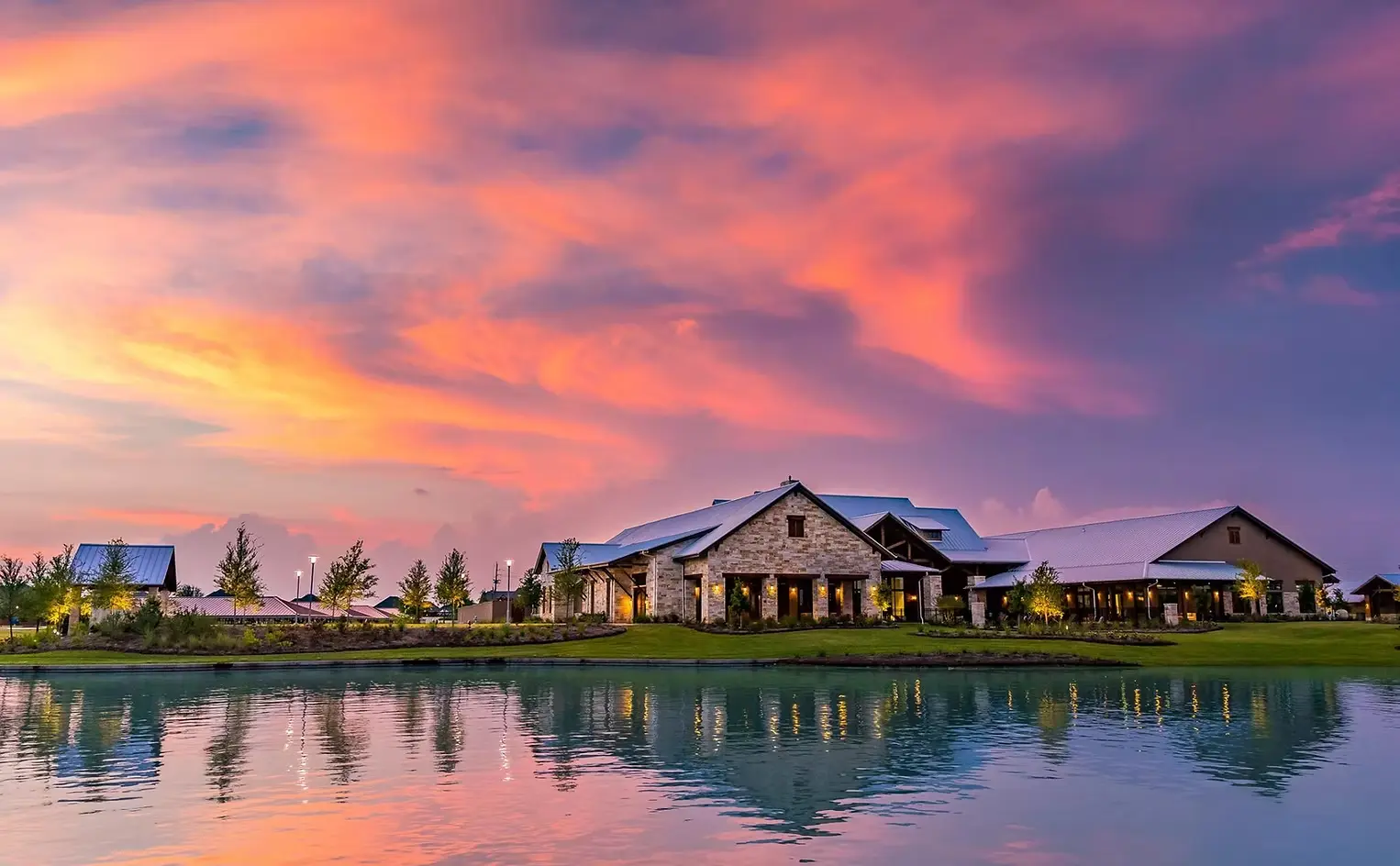 Gatewood Lakes Rendering At Sunset