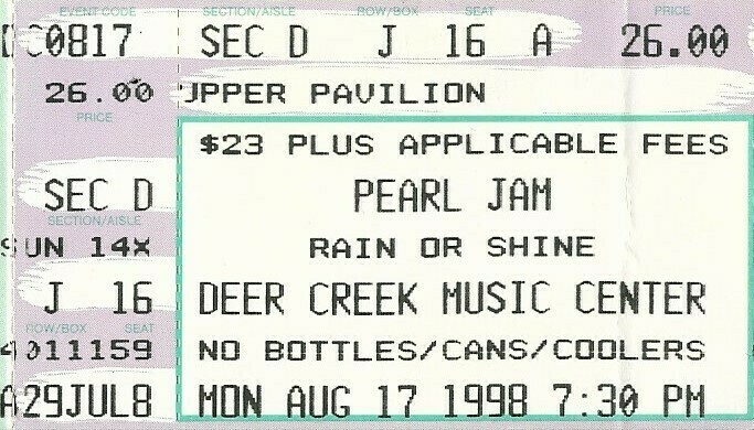 Pearl Jam 1998